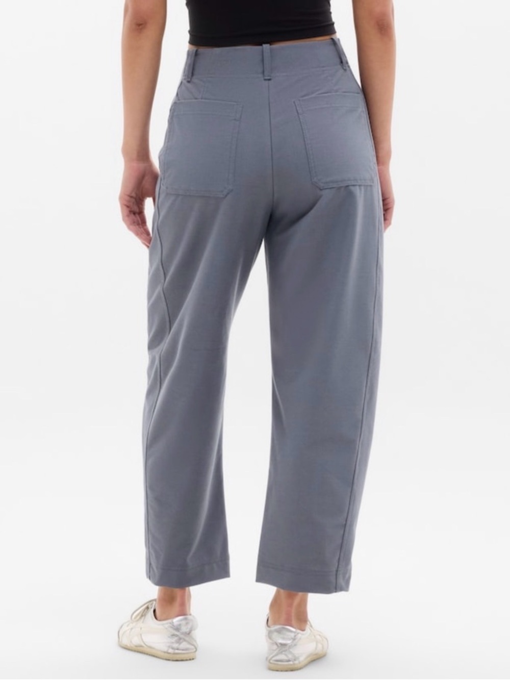 NWT Athleta Skyline High Rise Barrel Slate Pant Size 12 (#650012) - Picture 3 of 7